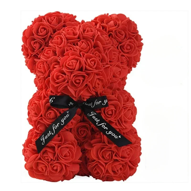 Artificial Flower Eternity Rose Teddy Bear | Perfect Gift for Moms