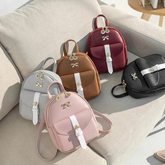 Mochila Mini Kawaii para Mujer | Bonita Bolsa de Piel Sintética para Niñas