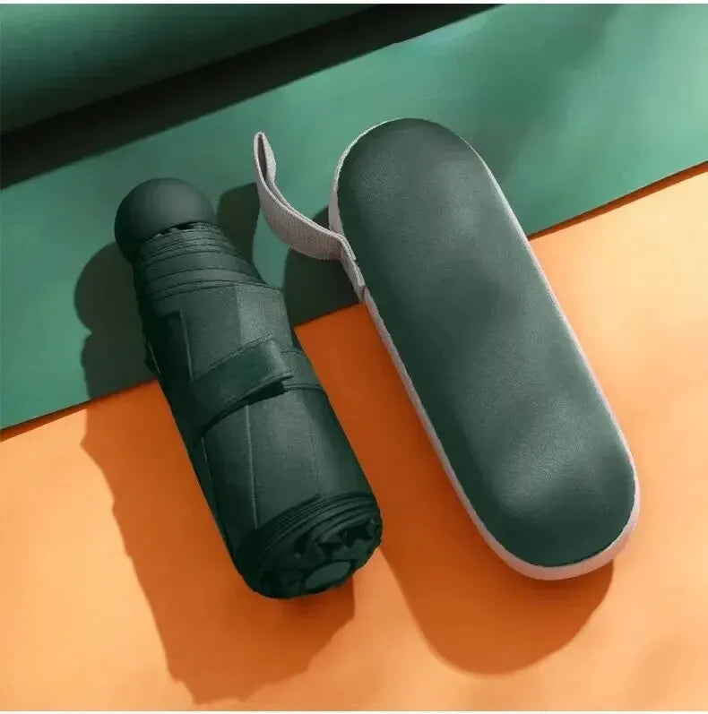 Portable Mini Umbrella | Compact Dual Use Sunshade & Rain Guard