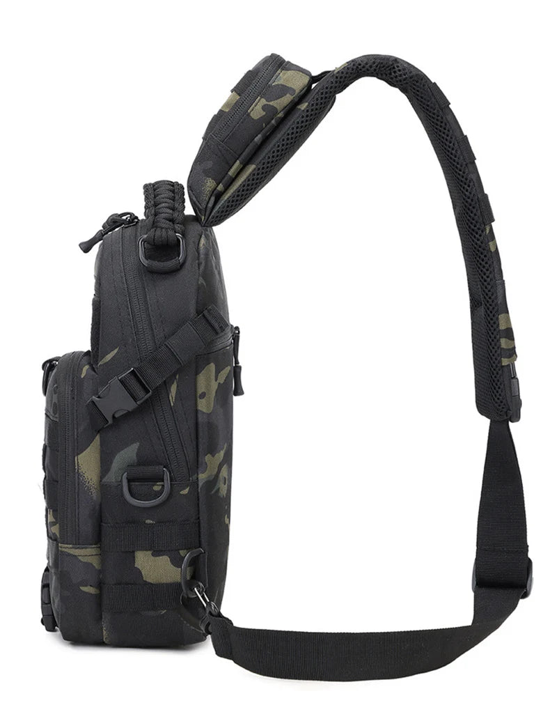 Tactical Men's Camping Chest Bag | Versatile Outdoors Sling Backpack