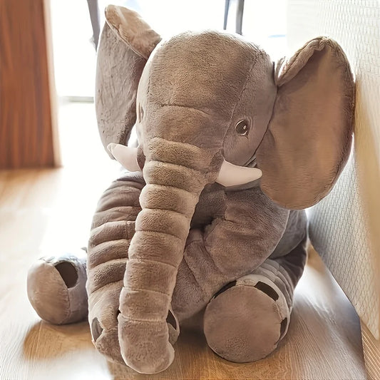 40cm Soft Elephant Plush Toy | Adorable Baby Pillow Decoration