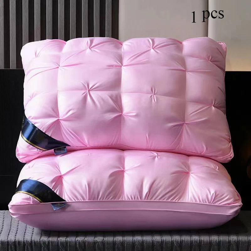 Comfortable Cervical Pillow | Elegant Twisted Flower Design