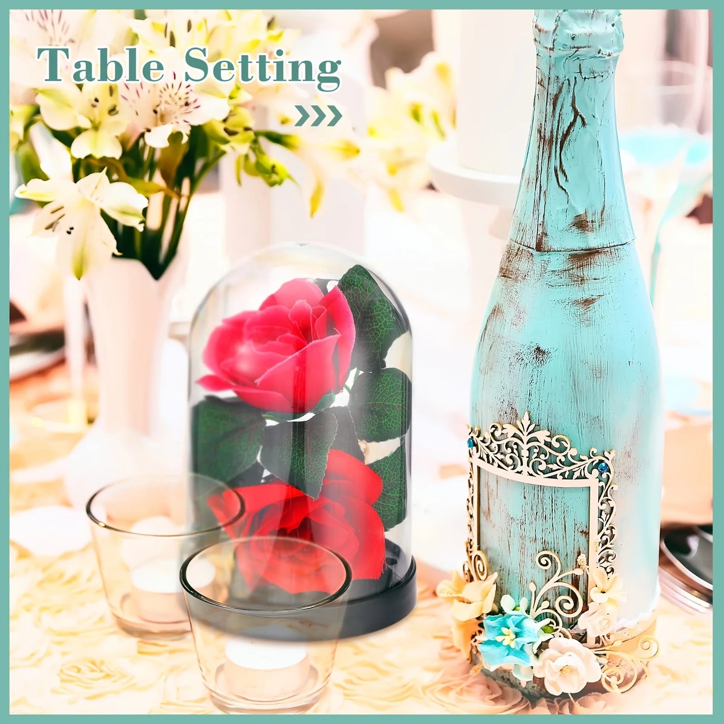 Clear Plastic Dome Cover for Flower Displays | Perfect Decoration