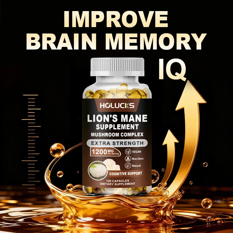 Lion's Mane Mushroom Complex Capsules | Brain & Immune Support
