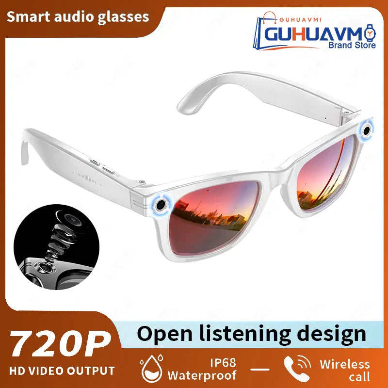 AI Smart Glasses with HD Camera & Translation Features