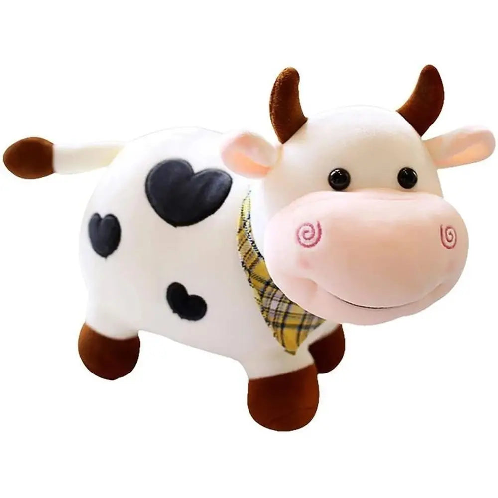 Cute Cow Plush Toy | Soft Kawaii Animal Decor for All Ages
