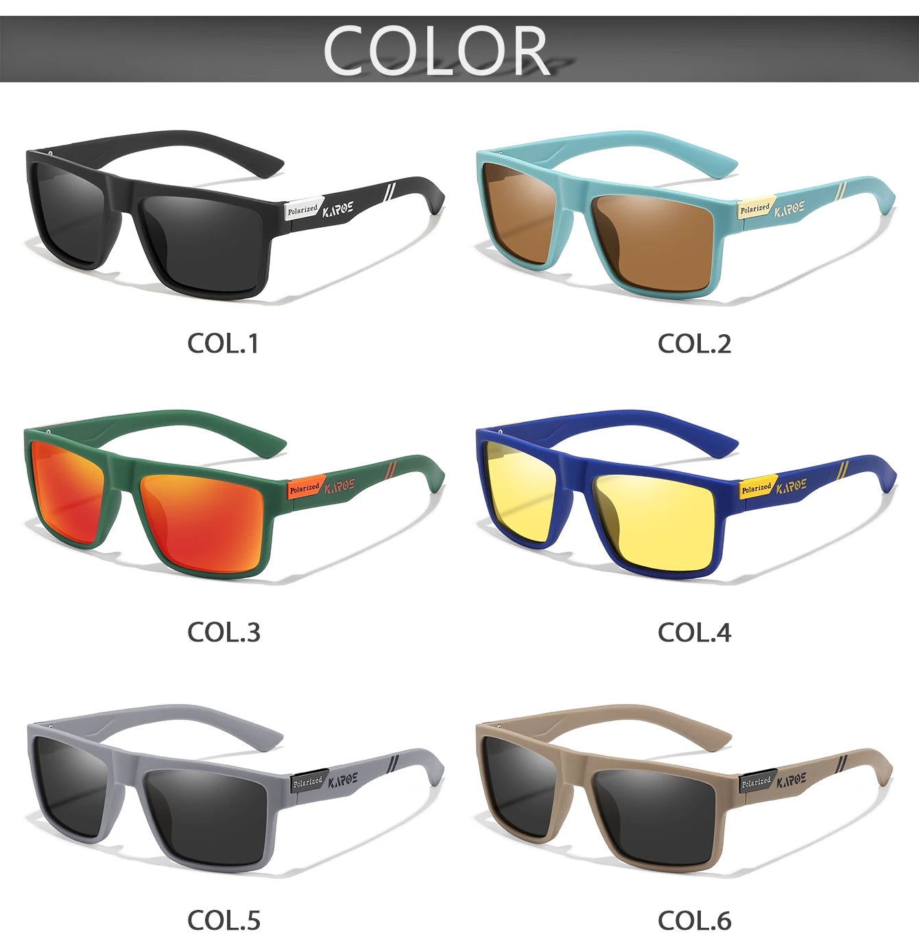 Stylish Polarized Sunglasses for Men & Women | UV400 Protection