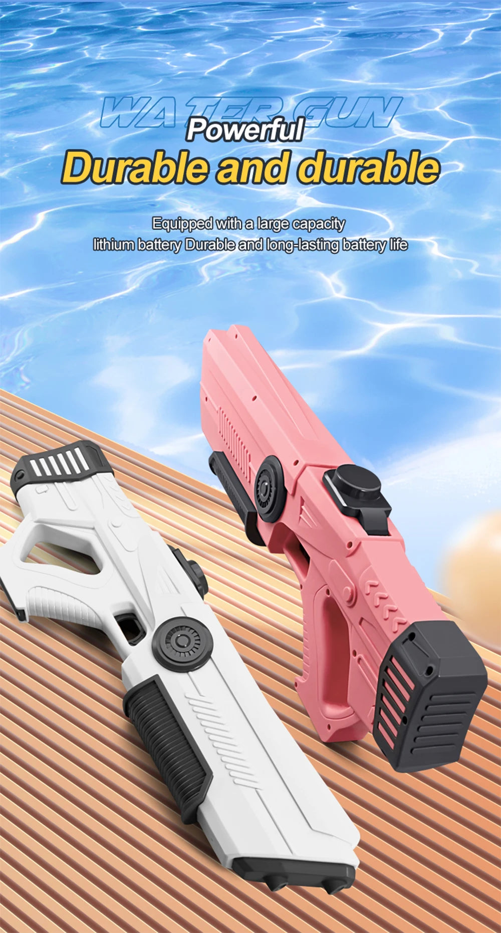 Electric Automatic Water Storage Spray Gun | Summer Fun