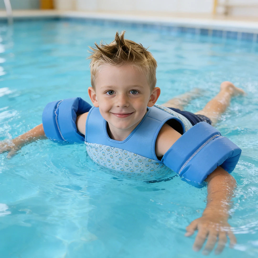 Kids Swim Vest | Adjustable Toddler Pool Floaties for Safety & Fun