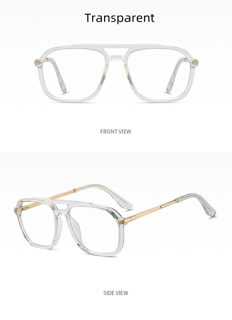 Fashion Retro Prescription Glasses for Men & Women | Stylish & Protective