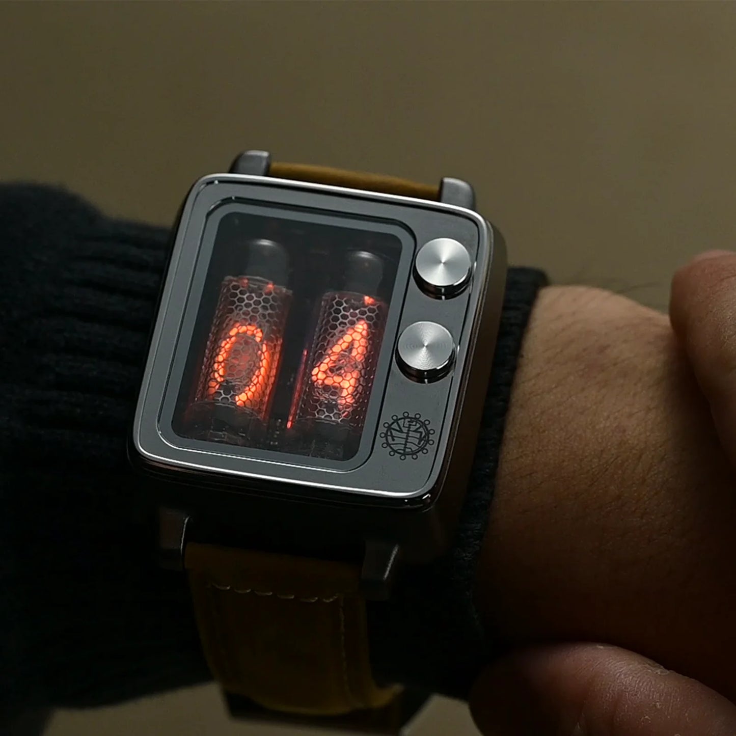 Neon Nixie Tube Digital Watch | Sapphire Glass, 9-Color Backlight