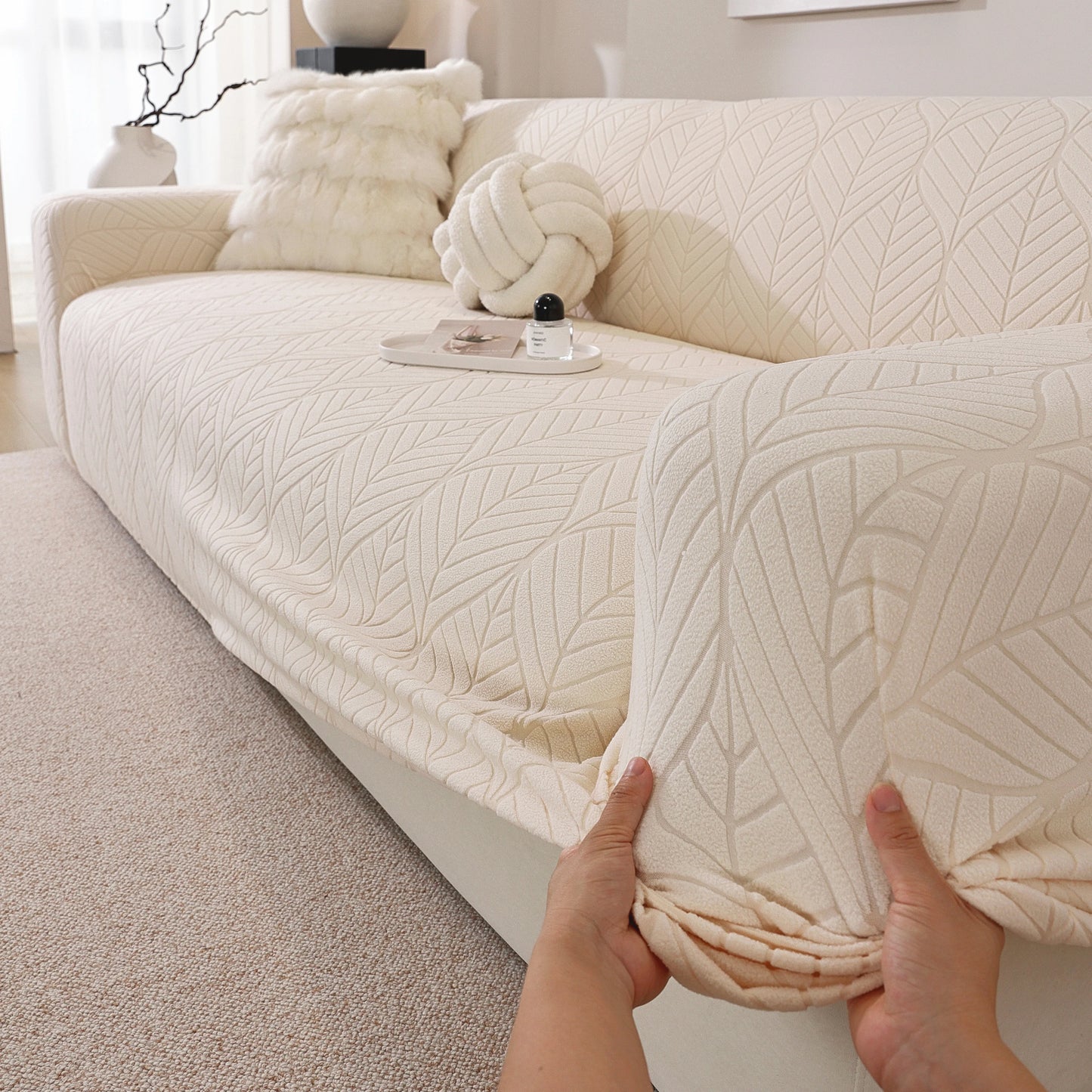 Elastic Anti-Slip Sofa Cushion Cover | Pet & Child Friendly Protection