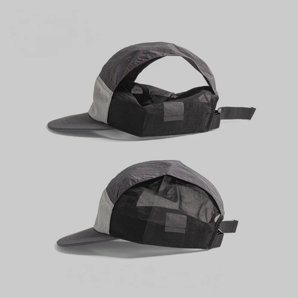 Korean Letter Embroidery Baseball Cap | Lightweight & UV Protection