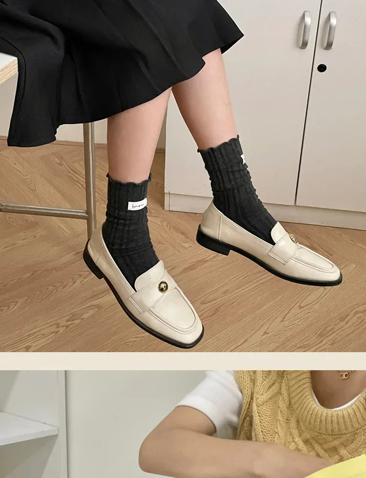 Colorful Ruffle Socks for Women | Cute Autumn Winter Fashion