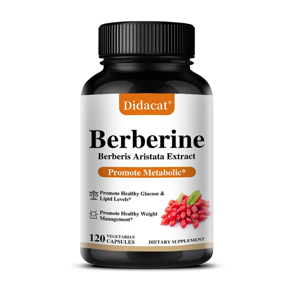 Berberine 500 Mg Supplement | Supports Metabolism & Blood Health