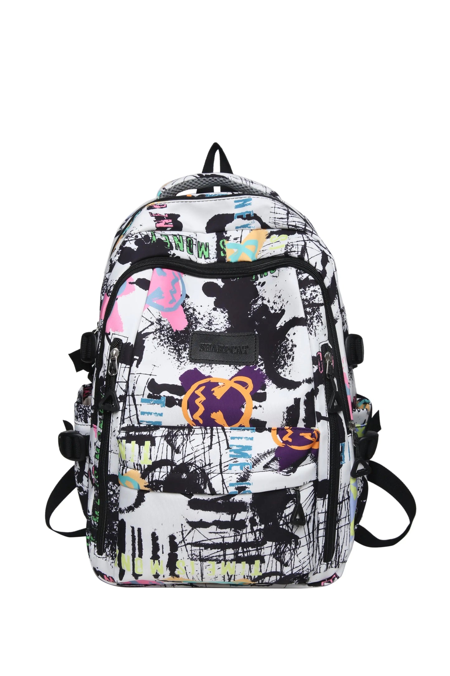 Trendy Personalized Graffiti Japanese Backpack | Large Capacity Book Bag