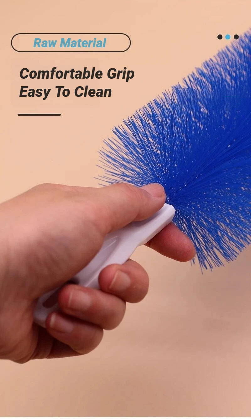 Bendable Fan Duster with Ultra Fine Bristles | Multi-Purpose Cleaning Tool