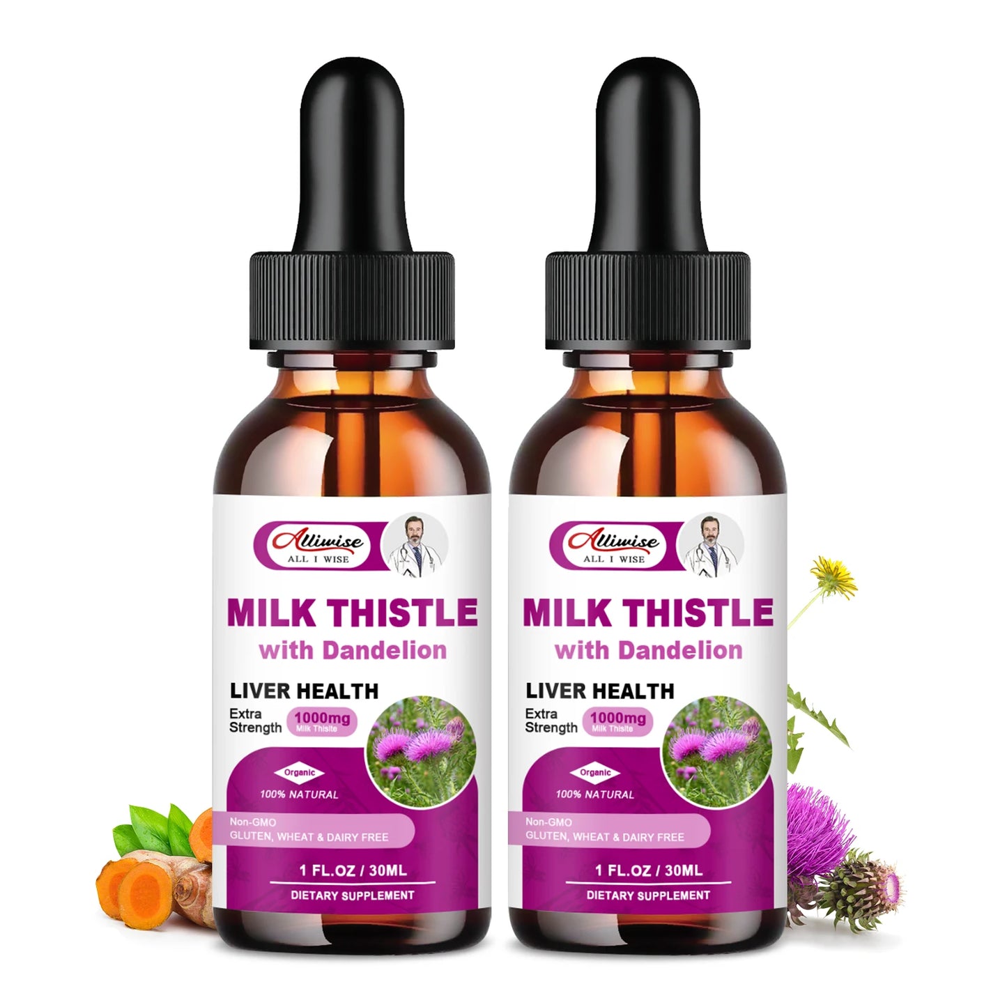 Liver Health Support Liquid | Detox Milk Thistle Extract Blend