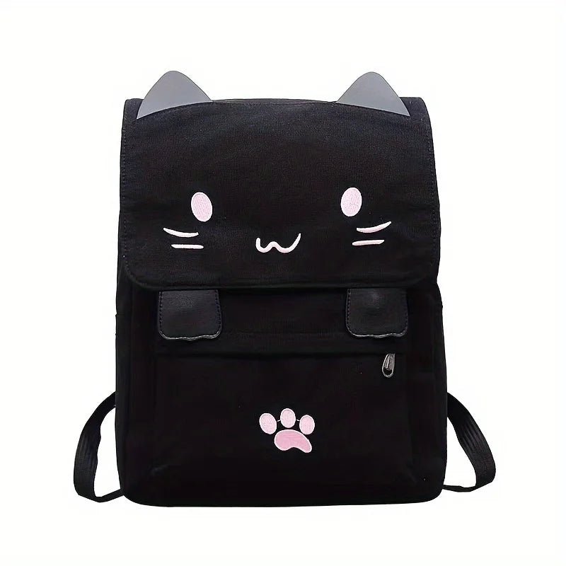 Cute 3D Cat Large Capacity Backpack | Stylish Cartoon Backpacks