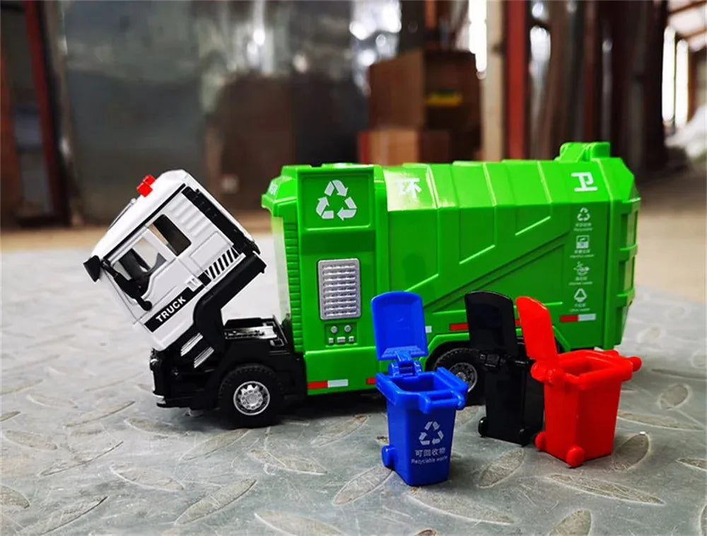 Electric Vacuum Cleaner Garbage Truck Model Toy for Kids
