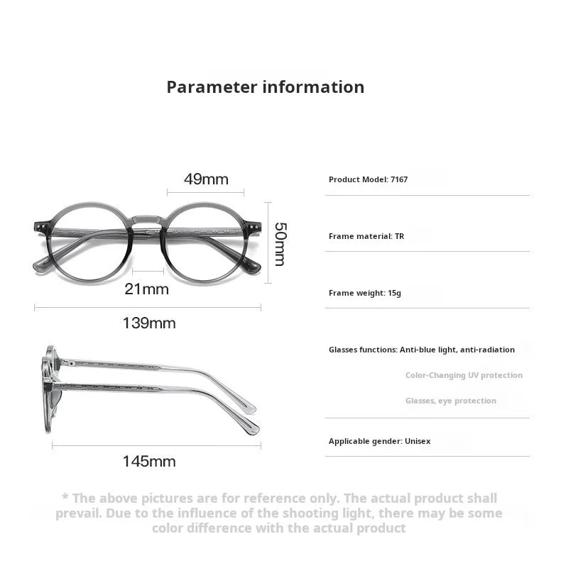 Retro Round Prescription Glasses for Stylish Vision Enhancement