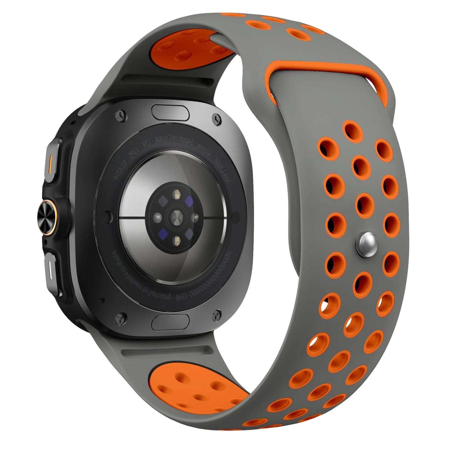 Two-Tone Silicone Watch Strap | Stylish Replacement Band
