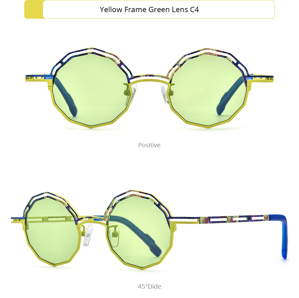 Stylish Vintage Round Polarized Sunglasses for Men & Women