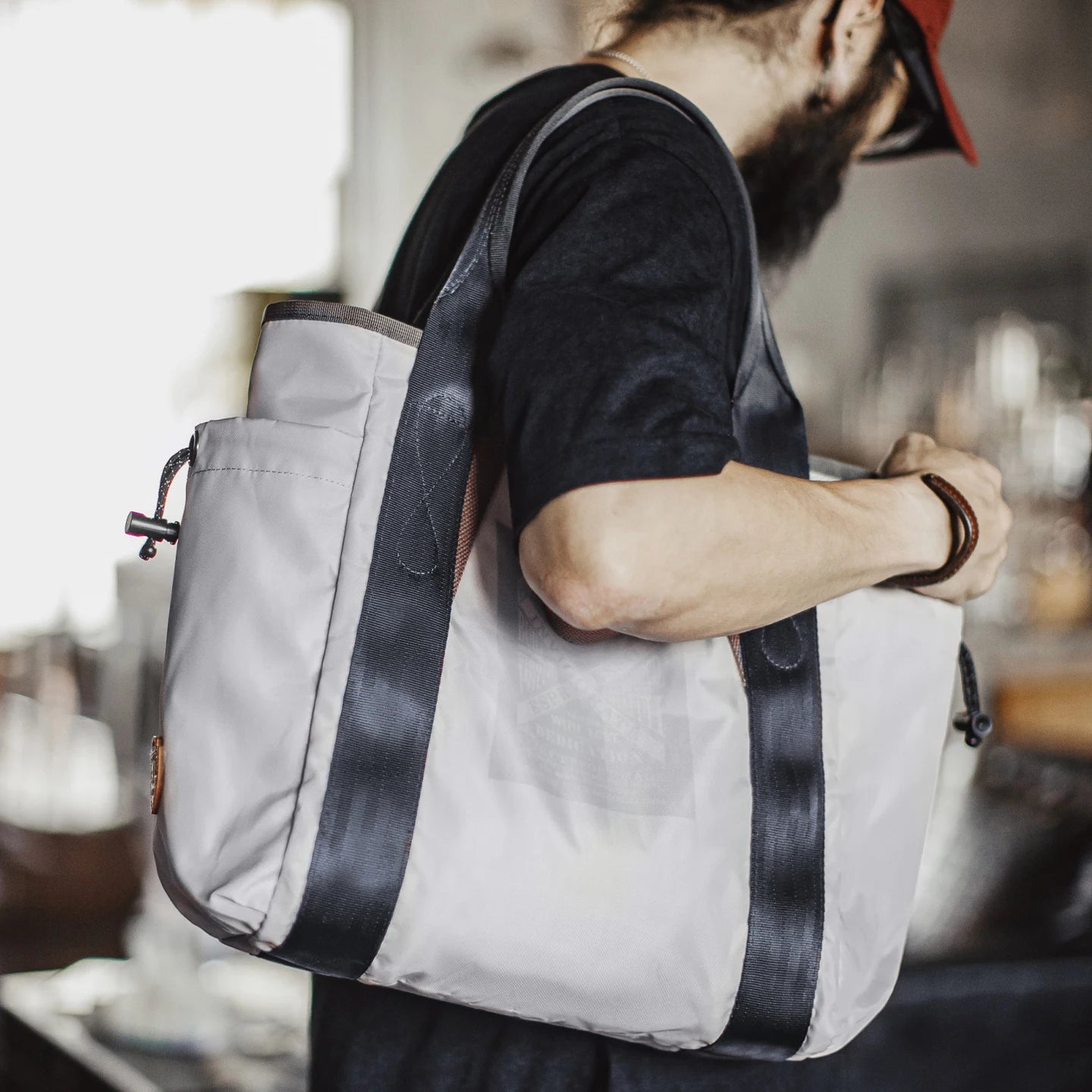 Vintage Waterproof Tote Bag for Men | Large Capacity Commuter Bag