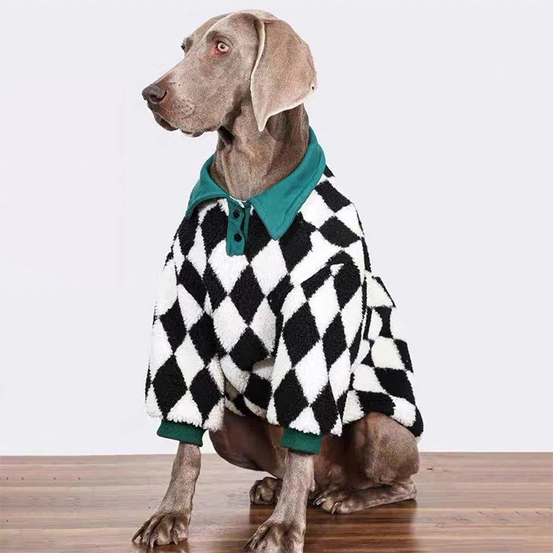 Chaquetas gruesas de forro polar de cordero para mascotas para invierno | Abrigos elegantes para perros