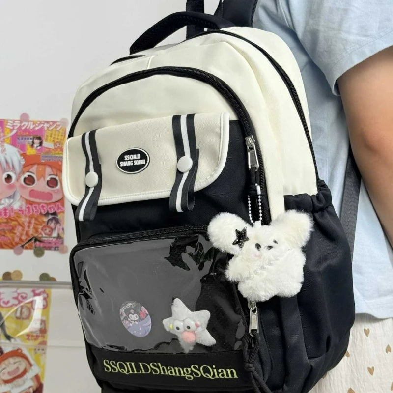 Cute Japanese Style Versatile Backpack | Fashionable Double Shoulder Bag