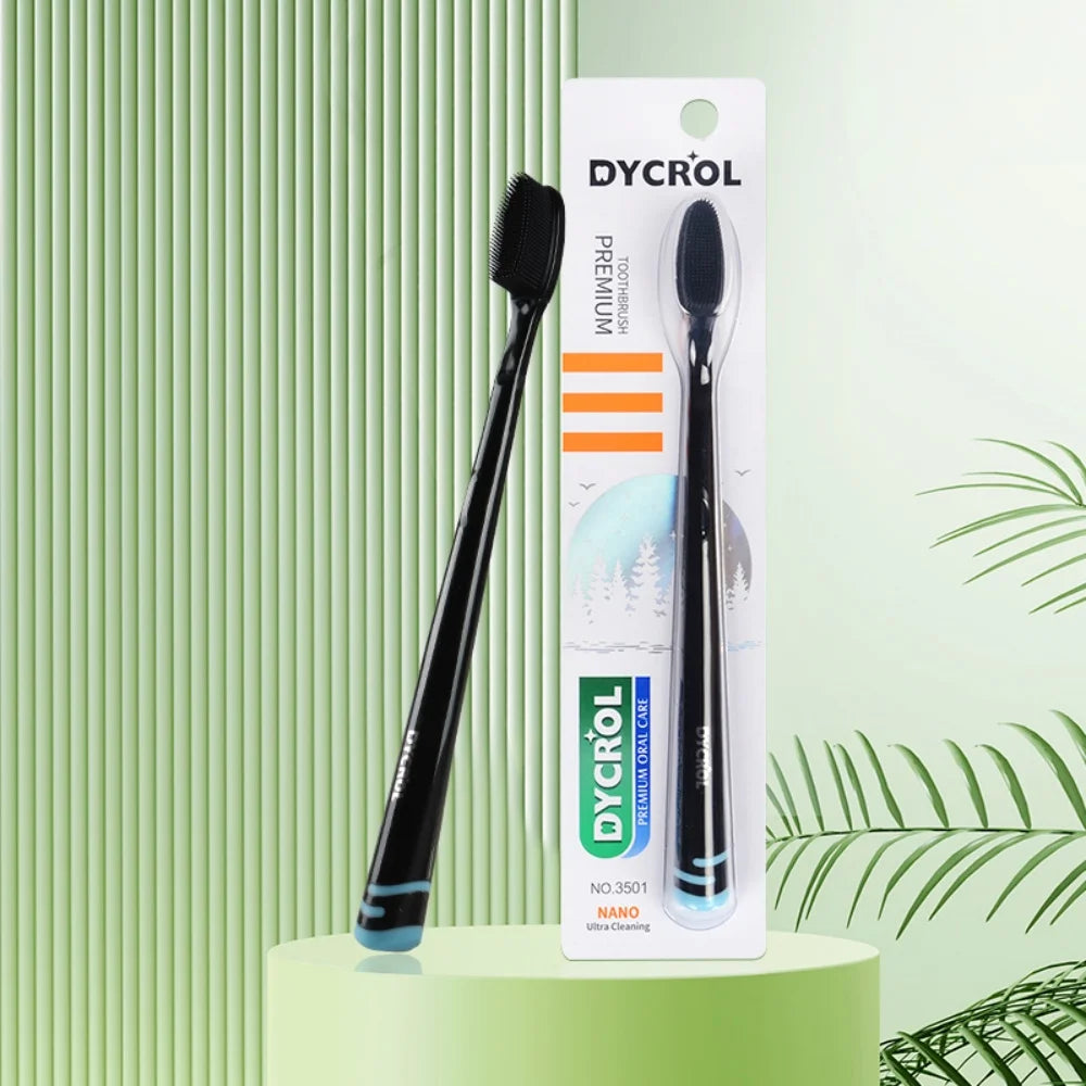 Silicone Bristle Toothbrush Sets | Colorful Deep Cleaning Tools