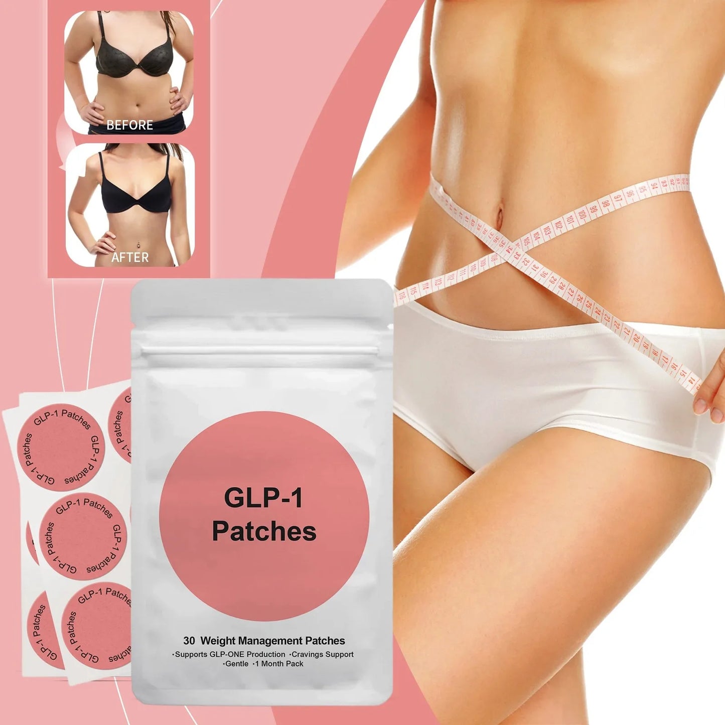 Hot Assistive Care Patch for Slimming & Health Enhancement