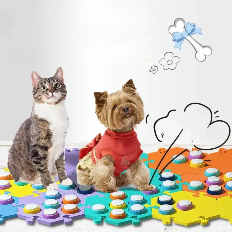 Pet Communication Buttons | Dog & Cat Voice Record Clickers