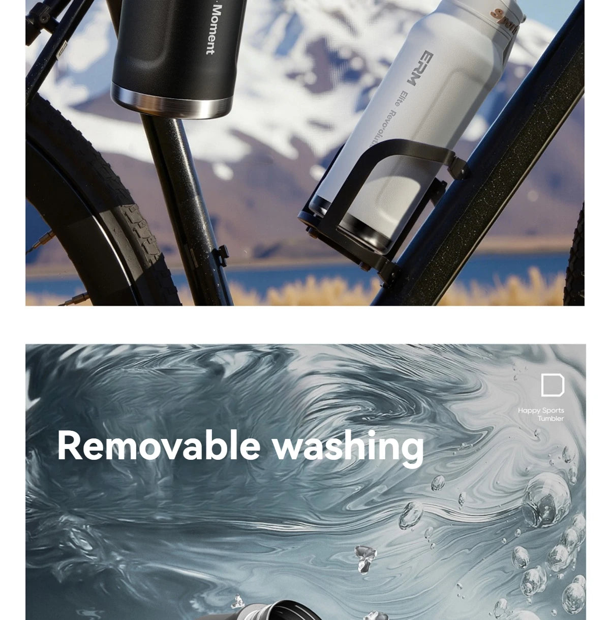 Insulated Stainless Steel Water Bottle | Perfect for Cycling & Sports