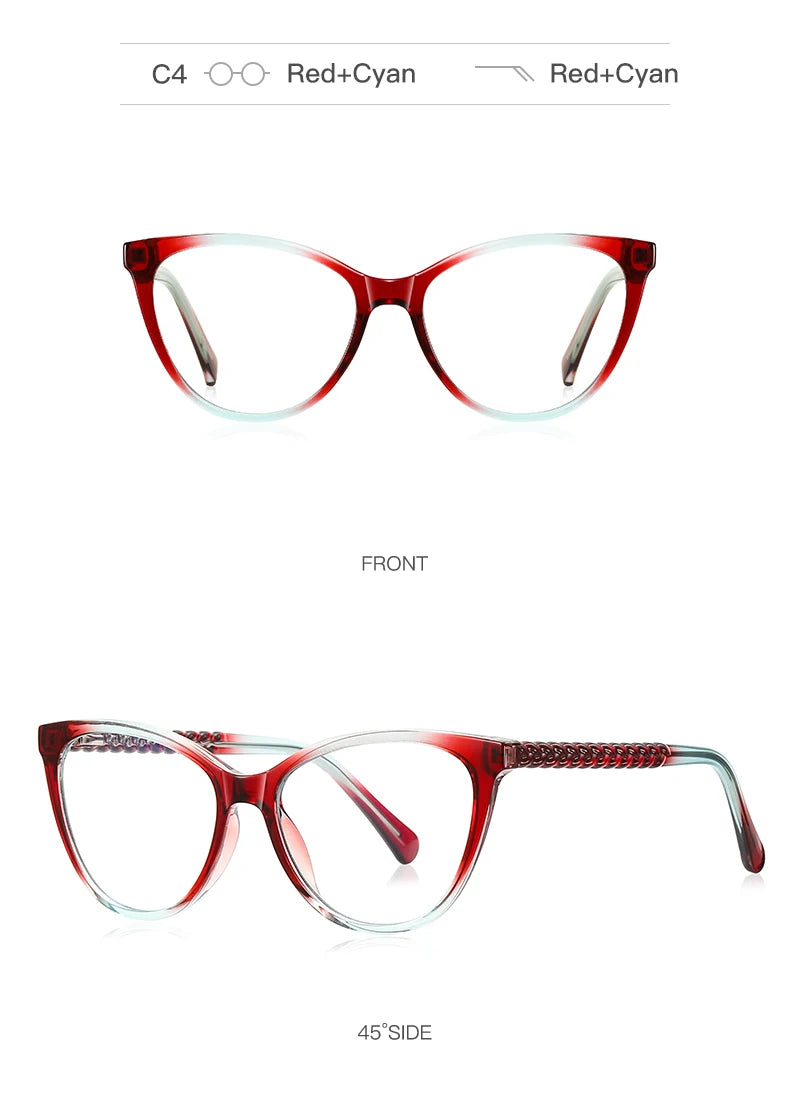 Stylish Square Prescription Glasses for Women | Adaptive Lenses