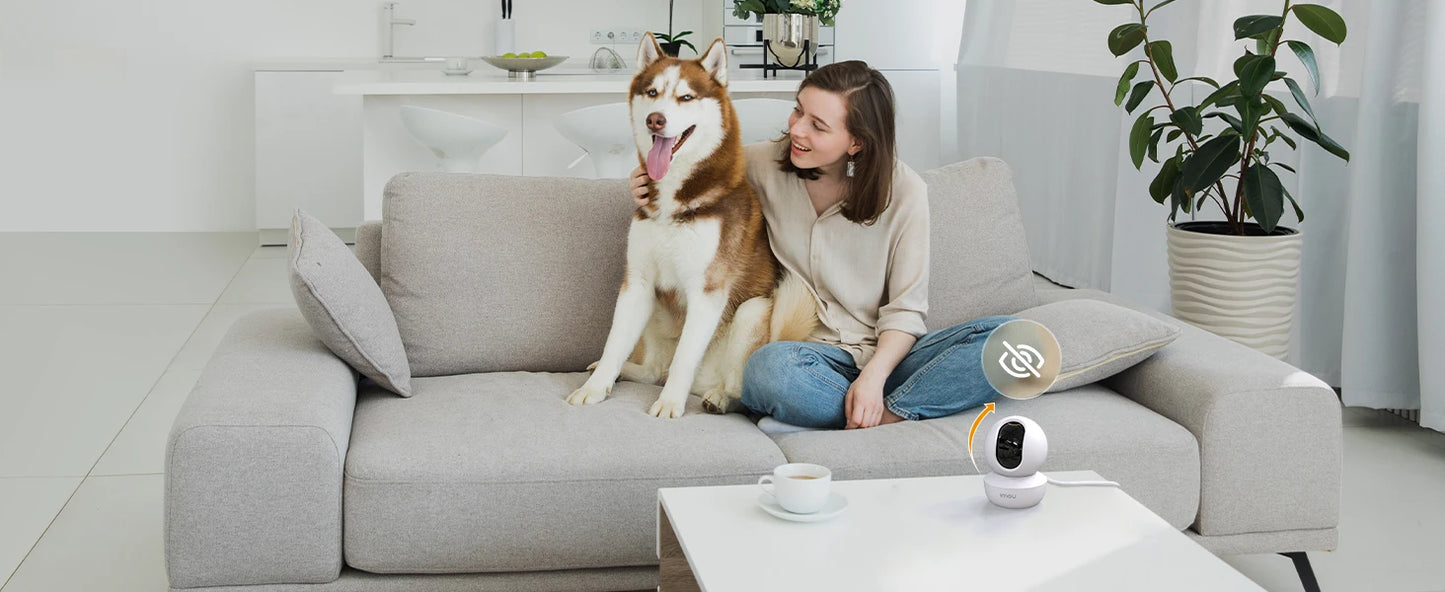 Indoor IP Camera with 360° Pan & Tilt | Smart Home Security