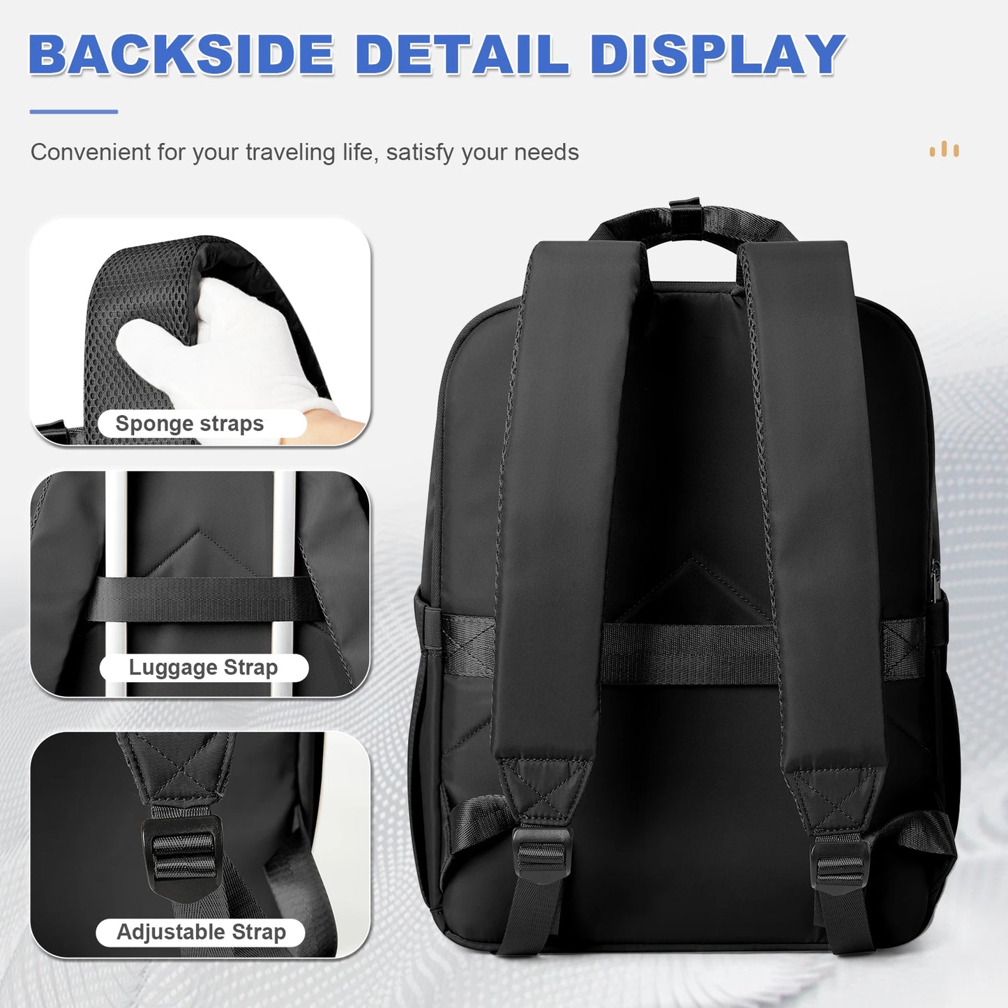 Versatile Double-Shoulder Travel Backpack | Stylish College Bag