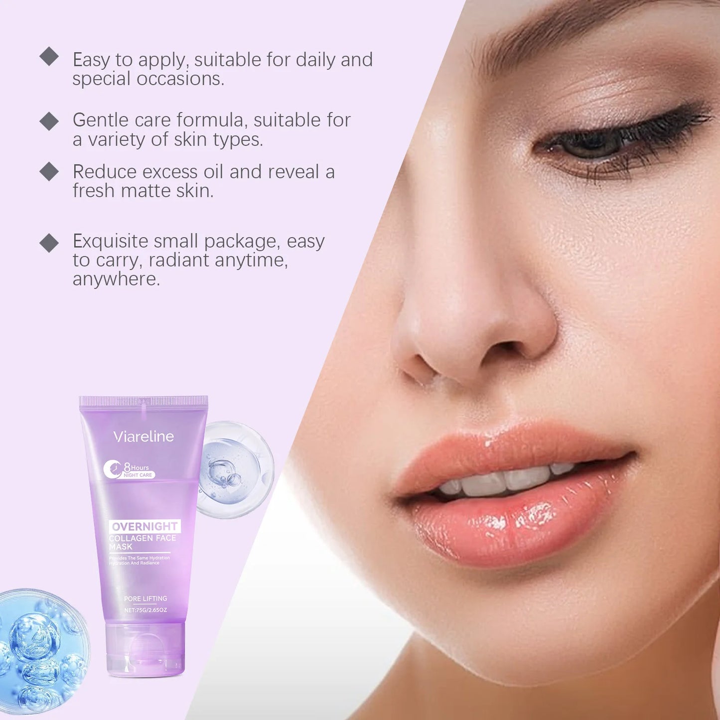 Collagen Peel-Off Mask for Deep Hydration & Exfoliation