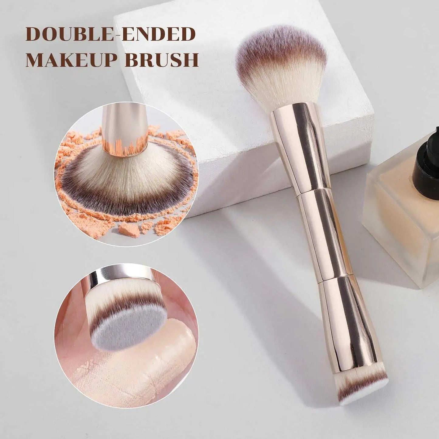 7pcs Double Sided Kabuki Makeup Brush Set | Flawless Finish