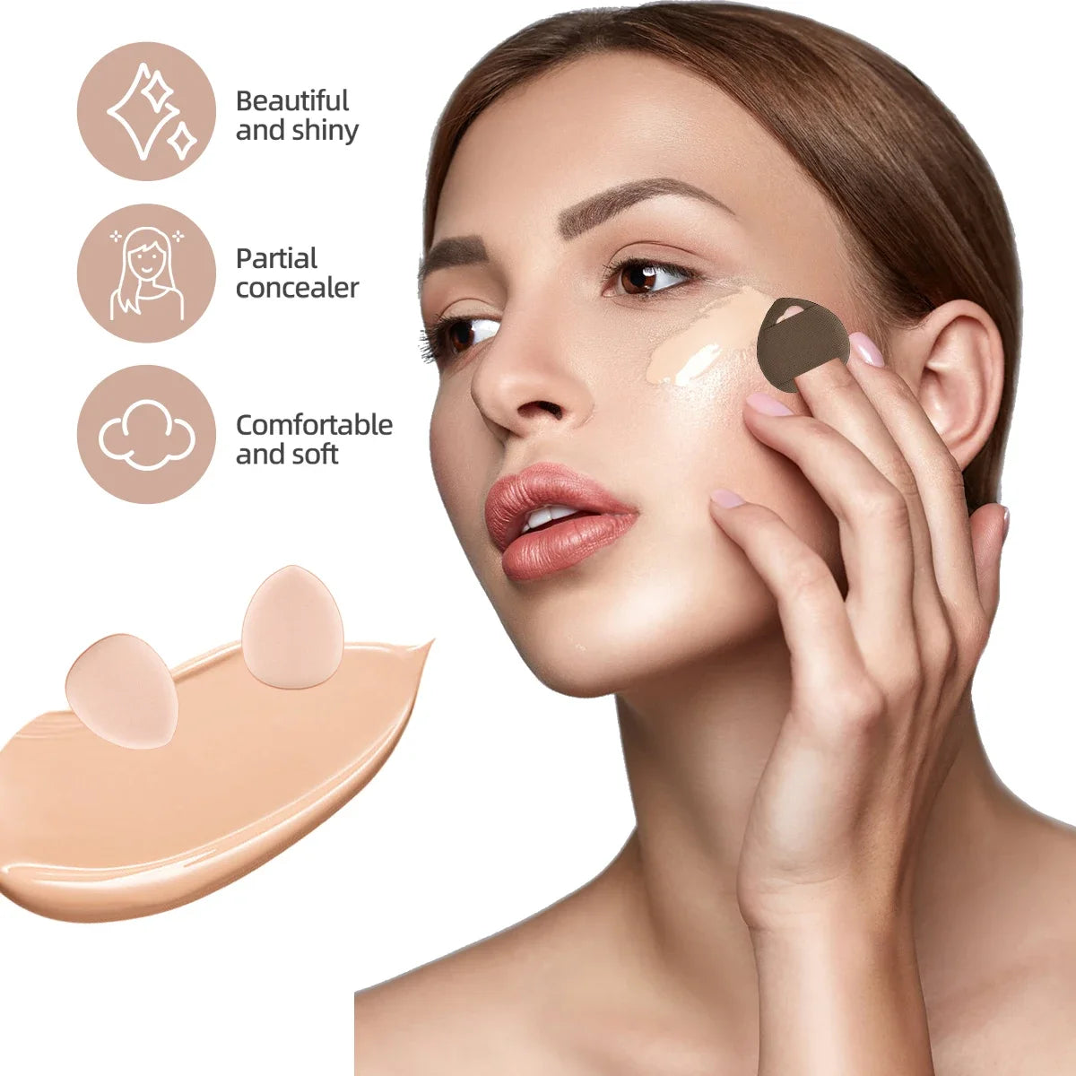 20/40PCS Pink Makeup Brush Set | Complete Soft Wool Fiber Brushes with Beauty Blender for Full Face Makeup 2026