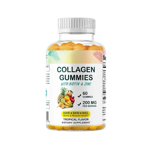 Hydrolyzed Collagen Gummies with Biotin & Zinc for Skin Health
