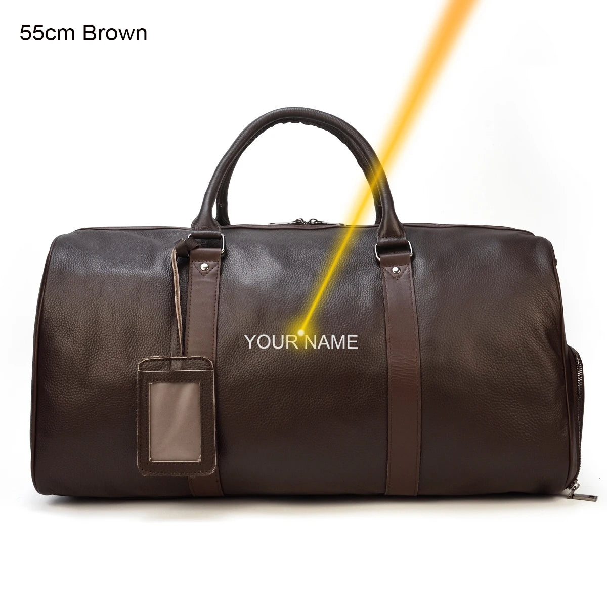 Luxury Genuine Leather Travel Bag for Men & Women | Versatile Duffle