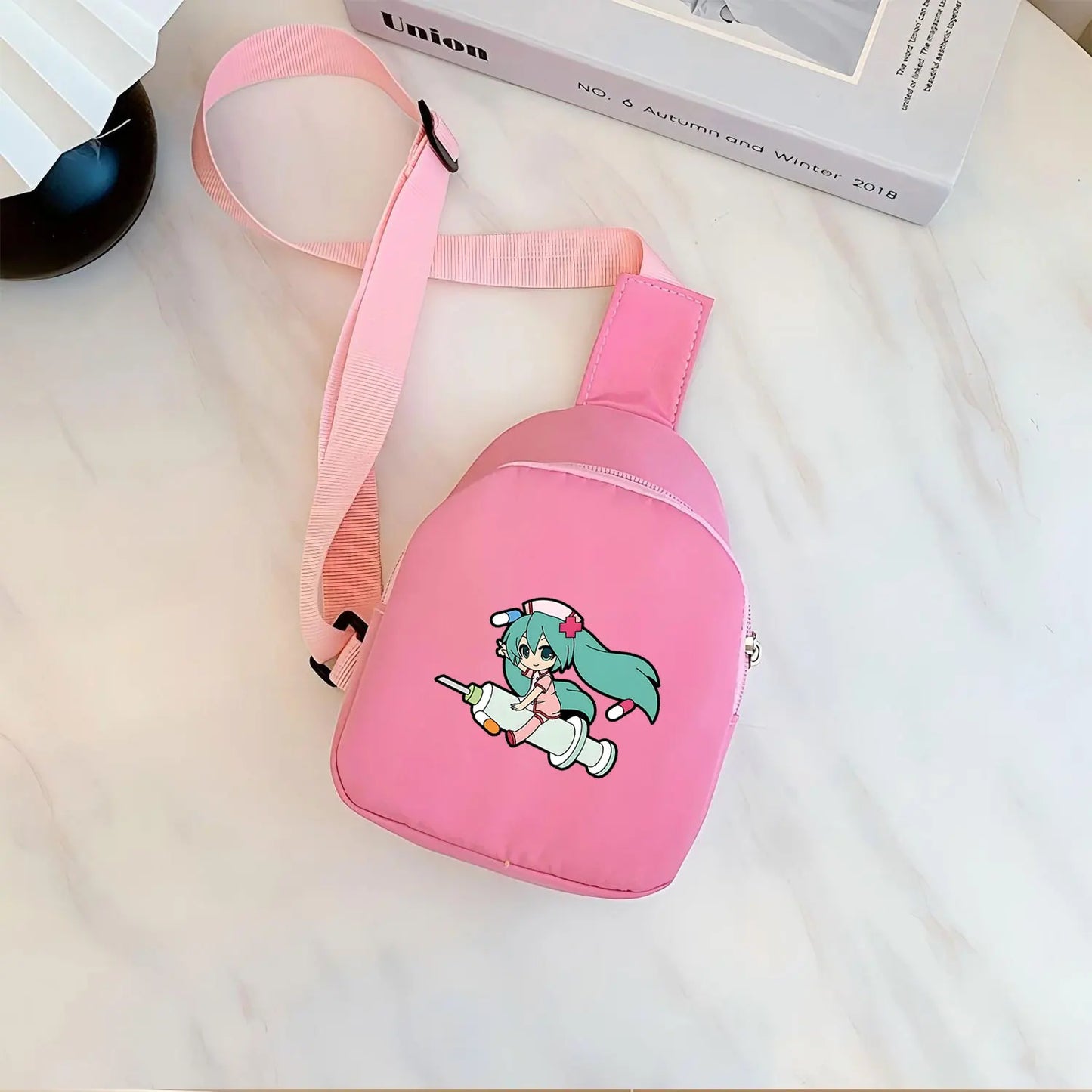 Chibi Anime Fan Gift Chest Bag | Stylish Cosplay Waist Pack
