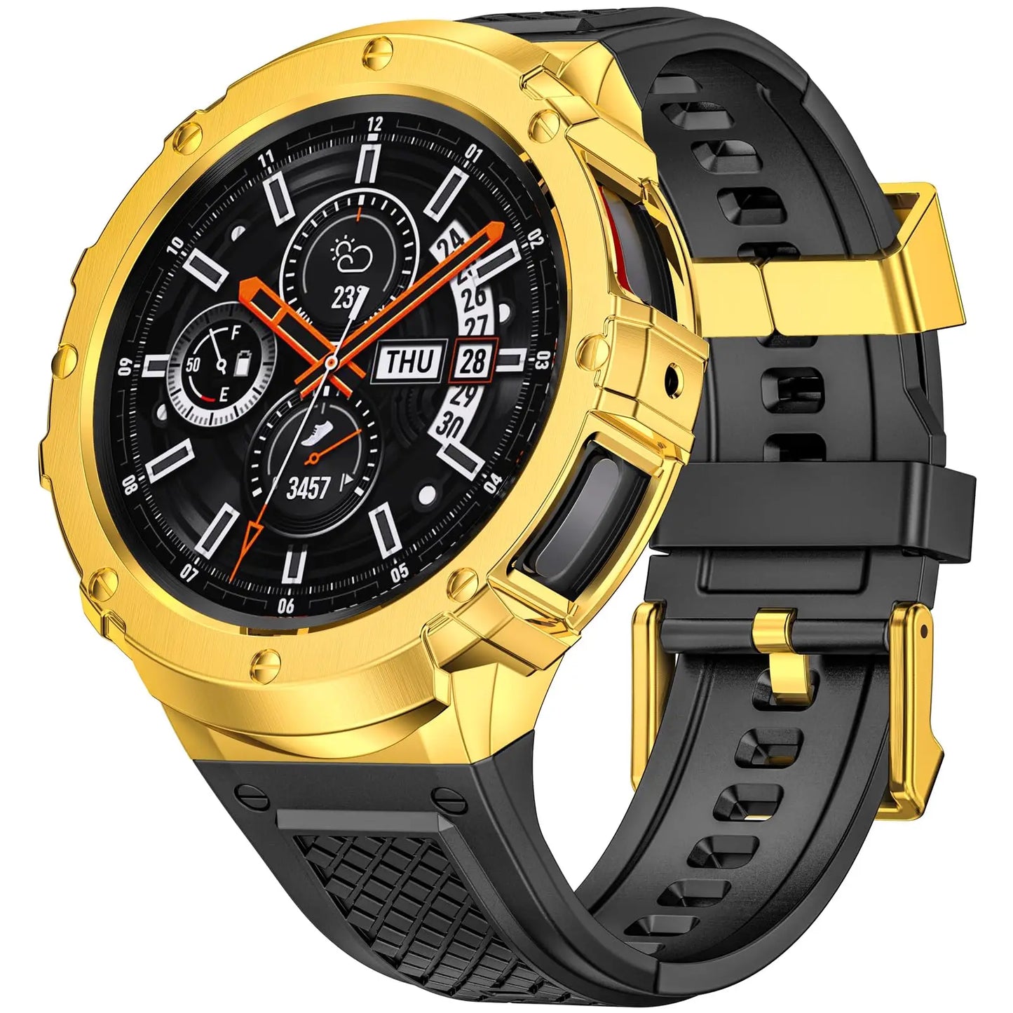 Stainless Steel Case & TPU Band for Galaxy Watch 4 5 6 7