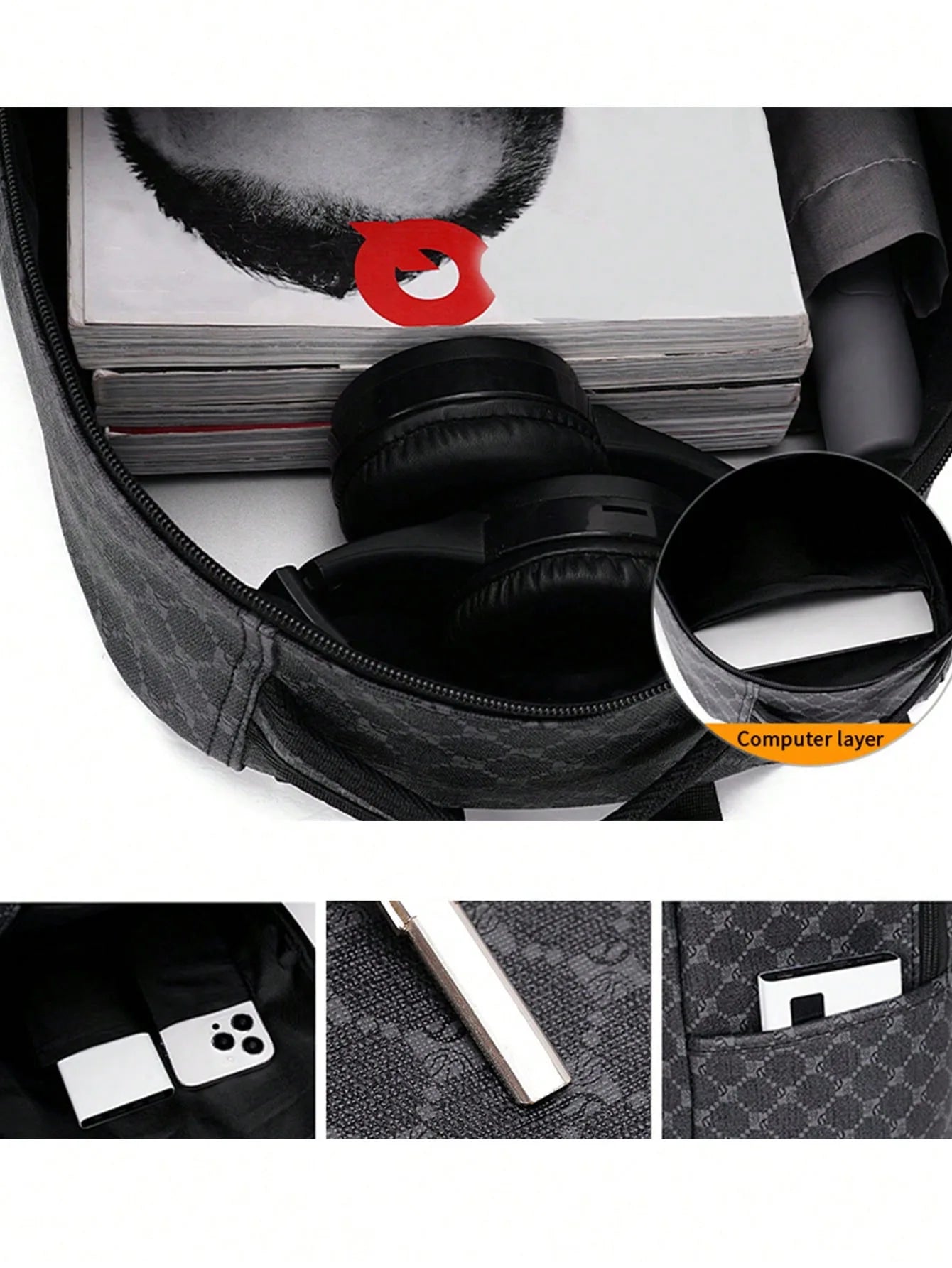 Large Capacity Waterproof Retro Shark Backpack for Outdoor Use