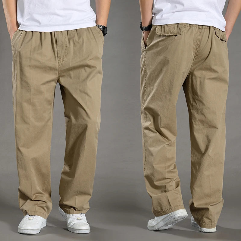 Men's Cotton Cargo Pants | Casual Sports Sweatpants for Every Day