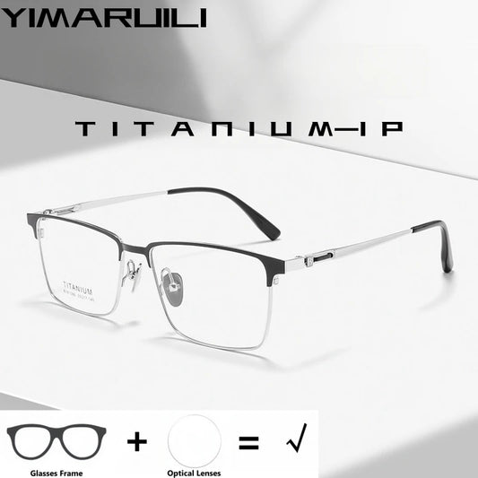 Men's Prescription Glasses | Stylish Retro Square Eyewear 2026