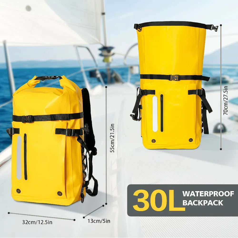 30L Waterproof Heavy Duty Backpack - Perfect for Outdoor Adventures