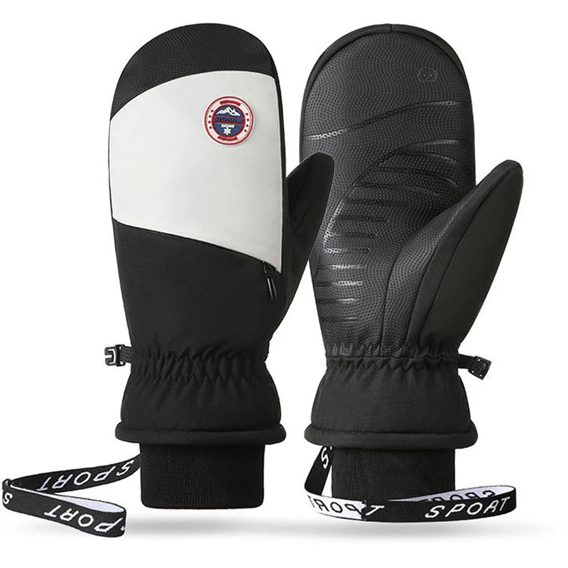 Windproof Touch Screen Ski Gloves Warm Outdoor Sports Non-Slip Cycling Gloves for Men and Women