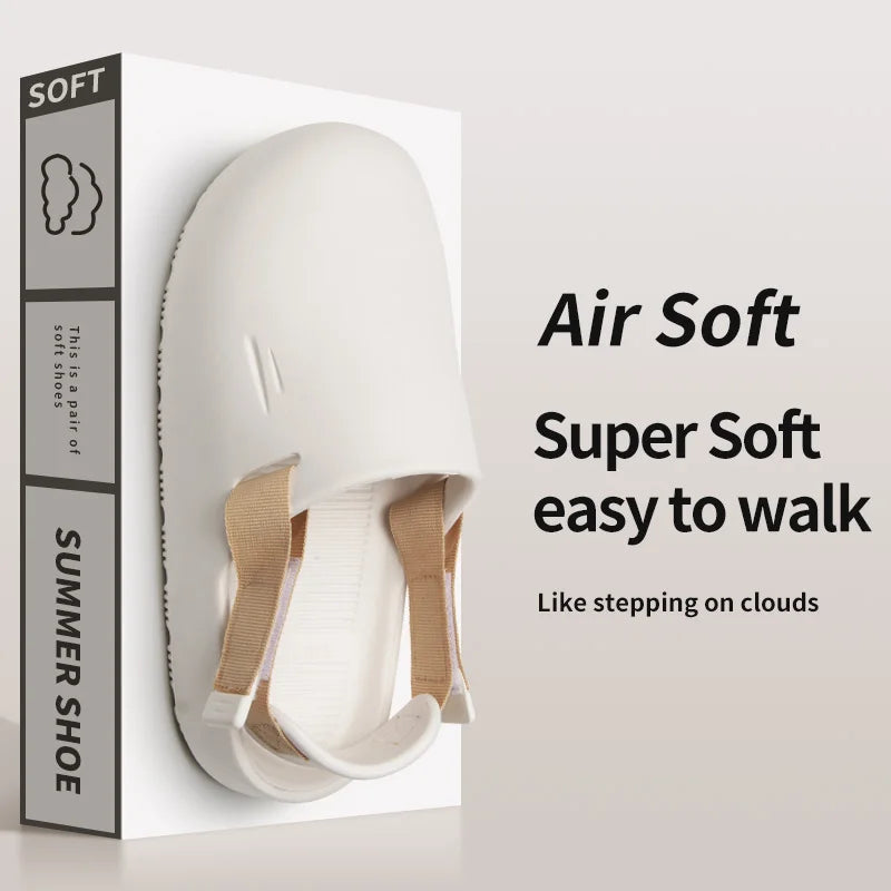 Men's Open-Toe EVA Slippers | Anti-Slip & Odor-Resistant Comfort